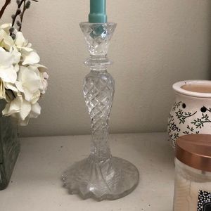 Pair of Waterford Crystal candleholders